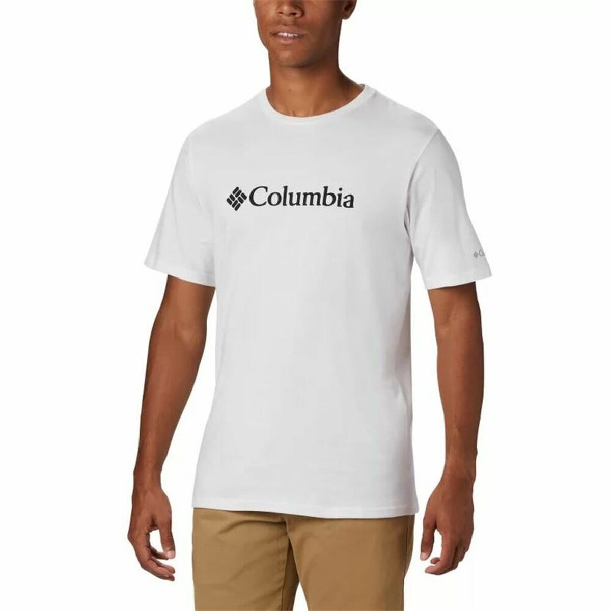 Columbia Herren CSC Basic Logo™ T-Shirt in Weiß – Komfort und Stil für jeden Tag