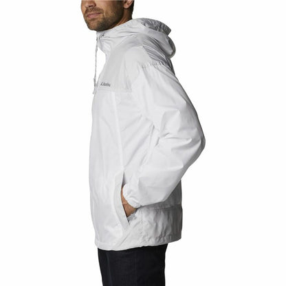 Herren Windjacke mit UV-Schutz – Columbia Flash Challenger in Weiß