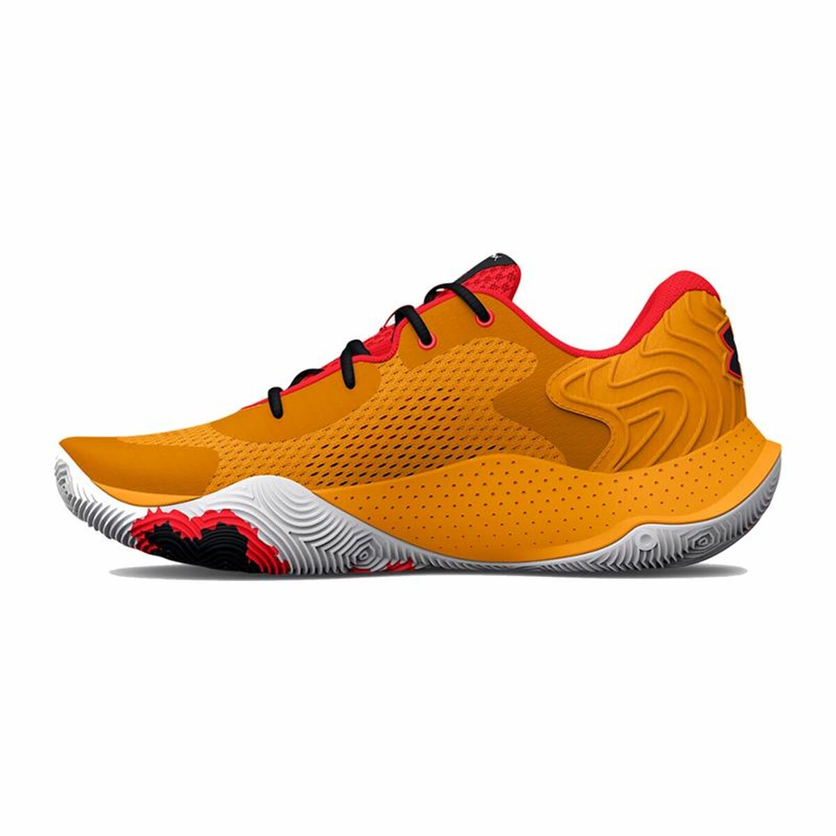 Basketball Shoes for Adults Under Armour Spawn 4 Orange Men