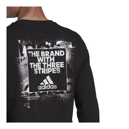 Adidas Spray Graphic Langarm T-Shirt für Herren