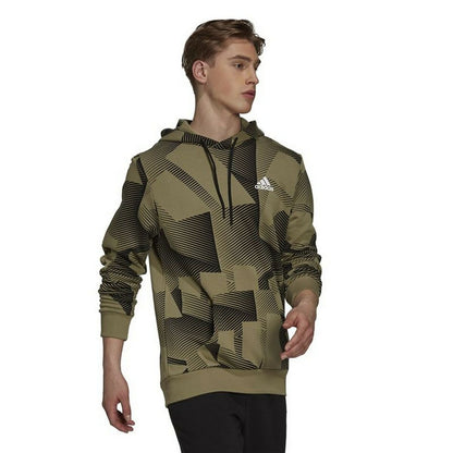 Adidas Herren-Hoodie Graphic in Khaki