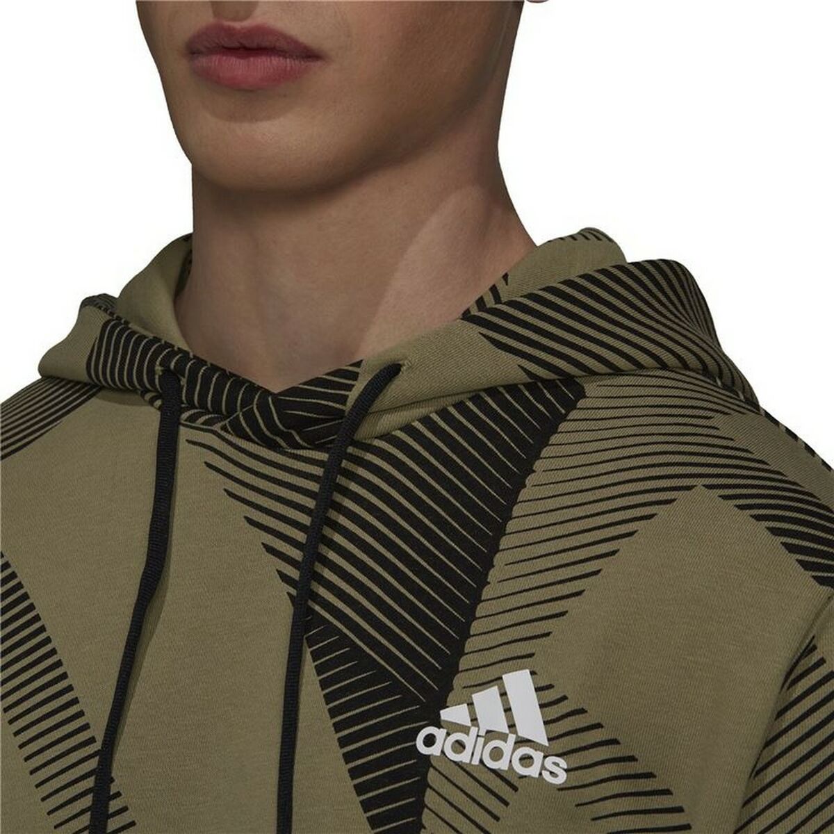 Adidas Herren-Hoodie Graphic in Khaki