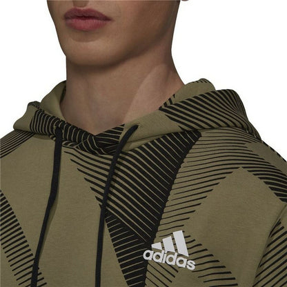 Adidas Herren-Hoodie Graphic in Khaki