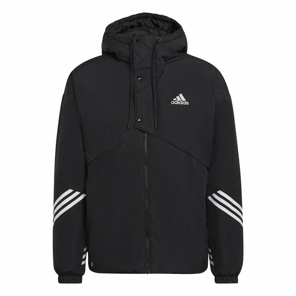 Adidas Back To Sport Herren-Sportjacke in Schwarz