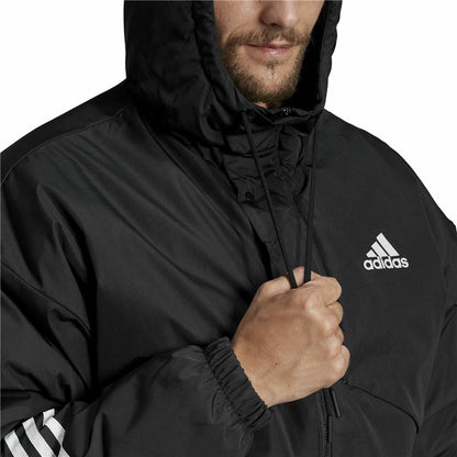 Adidas Back To Sport Herren-Sportjacke in Schwarz