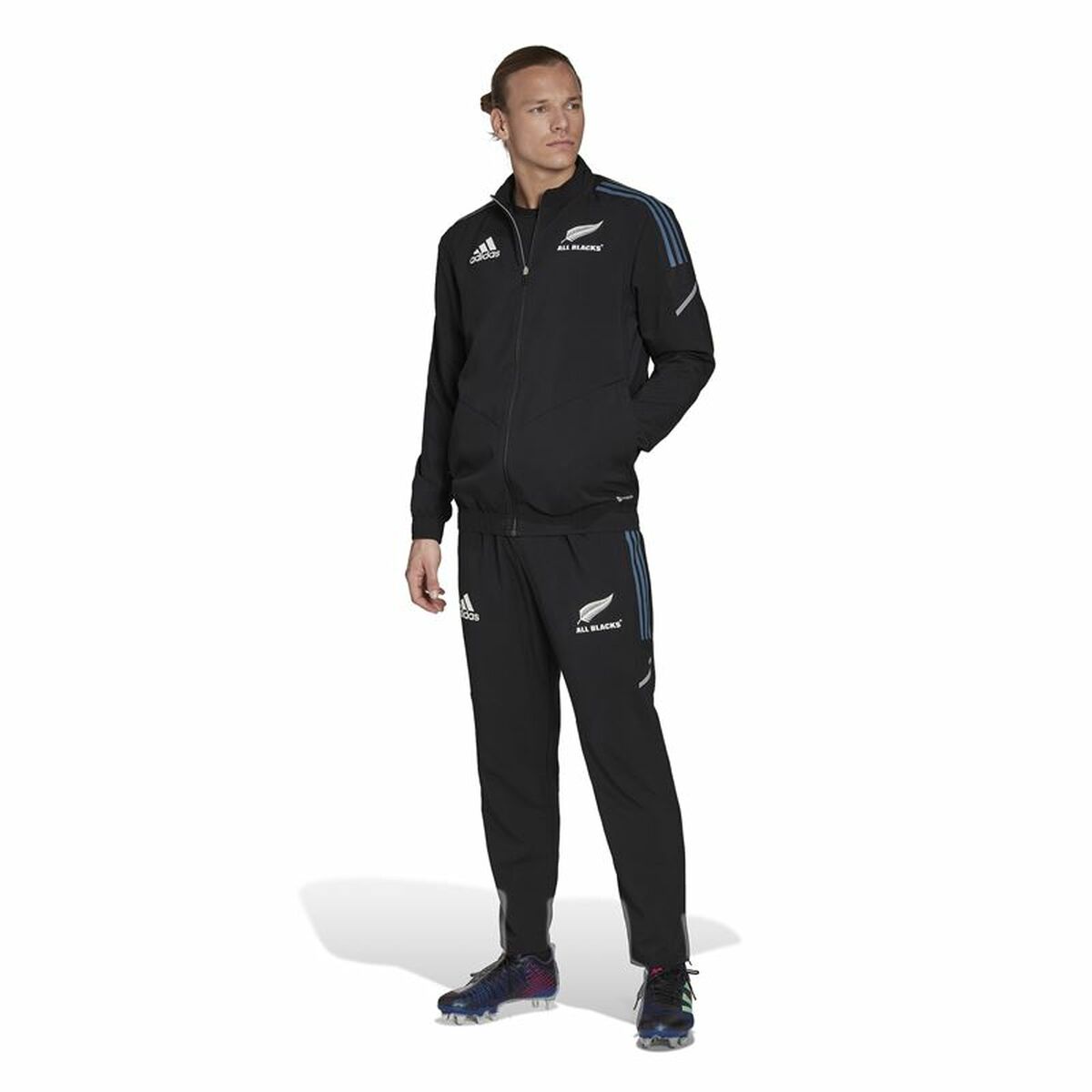 Herren-Sportjacke Adidas All Blacks Rugby Prime Schwarz