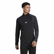 Adidas Gym+ Training 3-Streifen 1/4-Zip Longsleeve für Herren