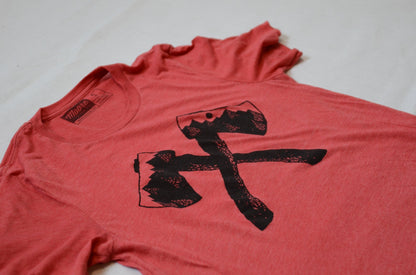 Axe Tee-Red Triblend