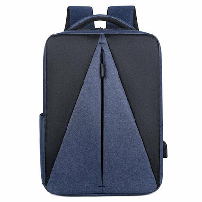 Mens Waterproof Oxford Cloth Backpacks Multifunctional USB Charging