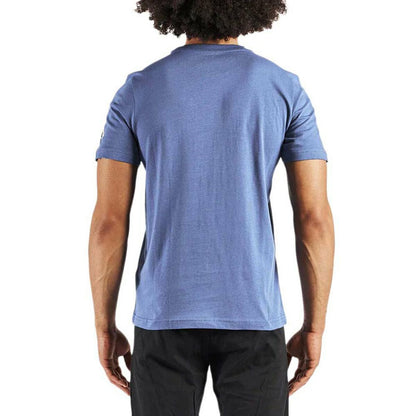 Men’s Short Sleeve T-Shirt Kappa Blue Men