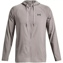 Under Armour Herren-Sportjacke in Dunkelgrau mit Kapuze