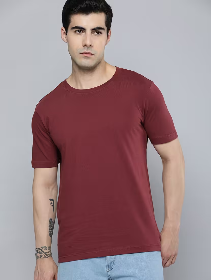 Men's round neck Sweatproof half sleeve tshirt  (Size-XL)