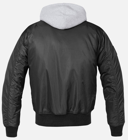 Herren Pilotenjacke mit Sweat-Kapuze – Wind- und wasserabweisend