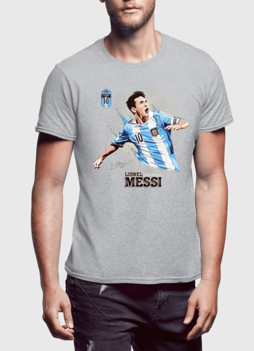 Messi Half Sleeves T-shirt